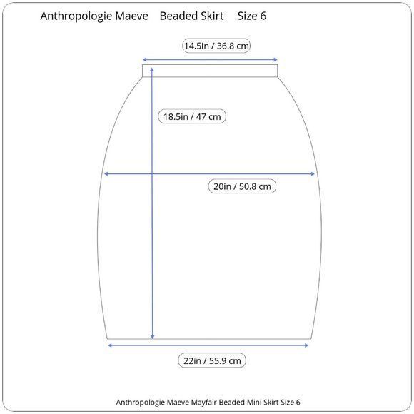 Anthropologie Maeve Mayfair Beaded Mini Skirt - Picture 5 of 10